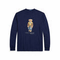 Jersey-T-Shirt mit langen Ärmeln und Polospiel-Motiv