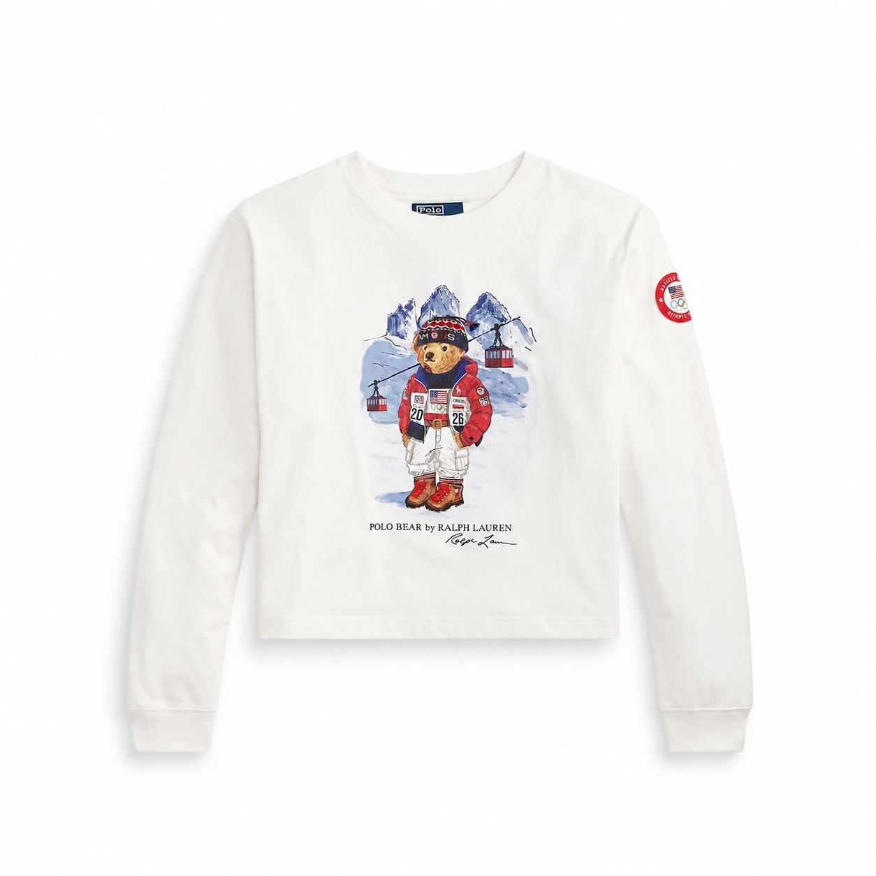 Langarm-T-Shirt mit Team-US-Logo