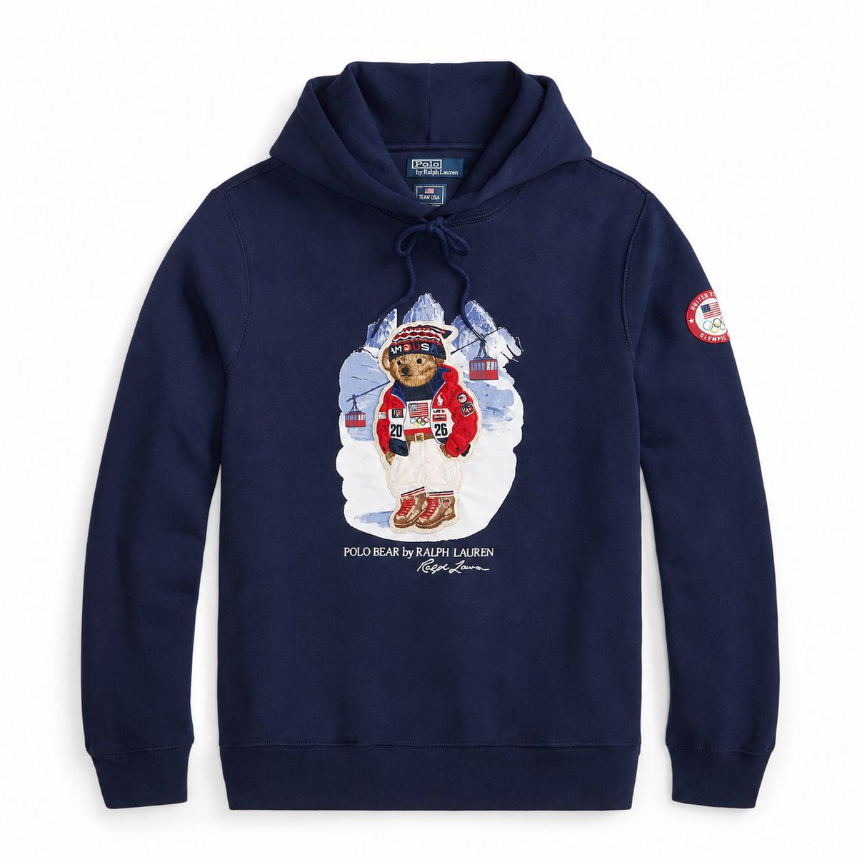 Kapuzensweatshirt mit Team-US-Logo