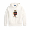Fleece-Kapuzenpullover mit Polospiel-Motiv