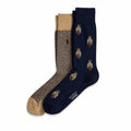 Herrensocken im 2er-Pack mit Polospiel-Motiv