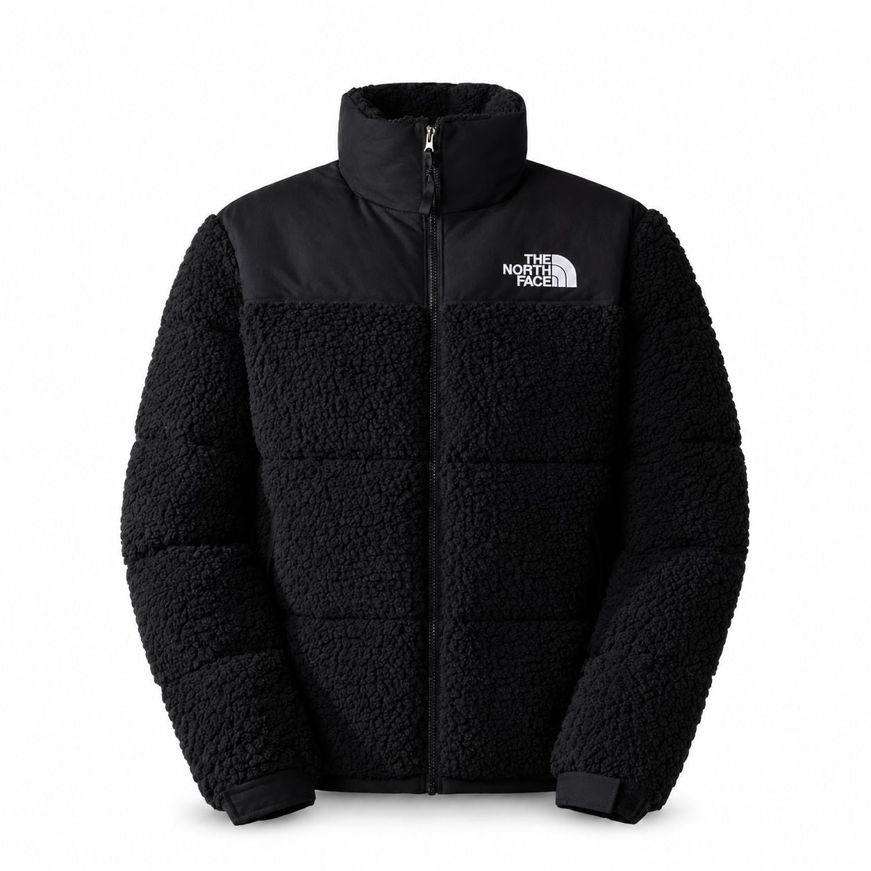 Daunenjacke mit Sherpa-Futter