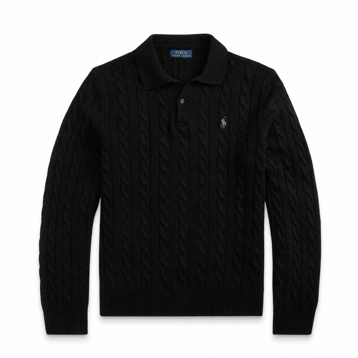 Kaschmir-Zopfmuster-Pullover