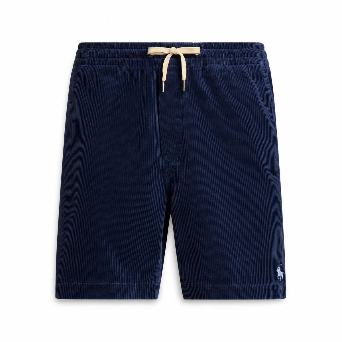Kurze Hose aus Cordstoff mit Polospiel-Motiv