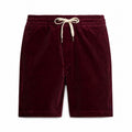 Kurze Hose aus Cordstoff mit Polospiel-Motiv