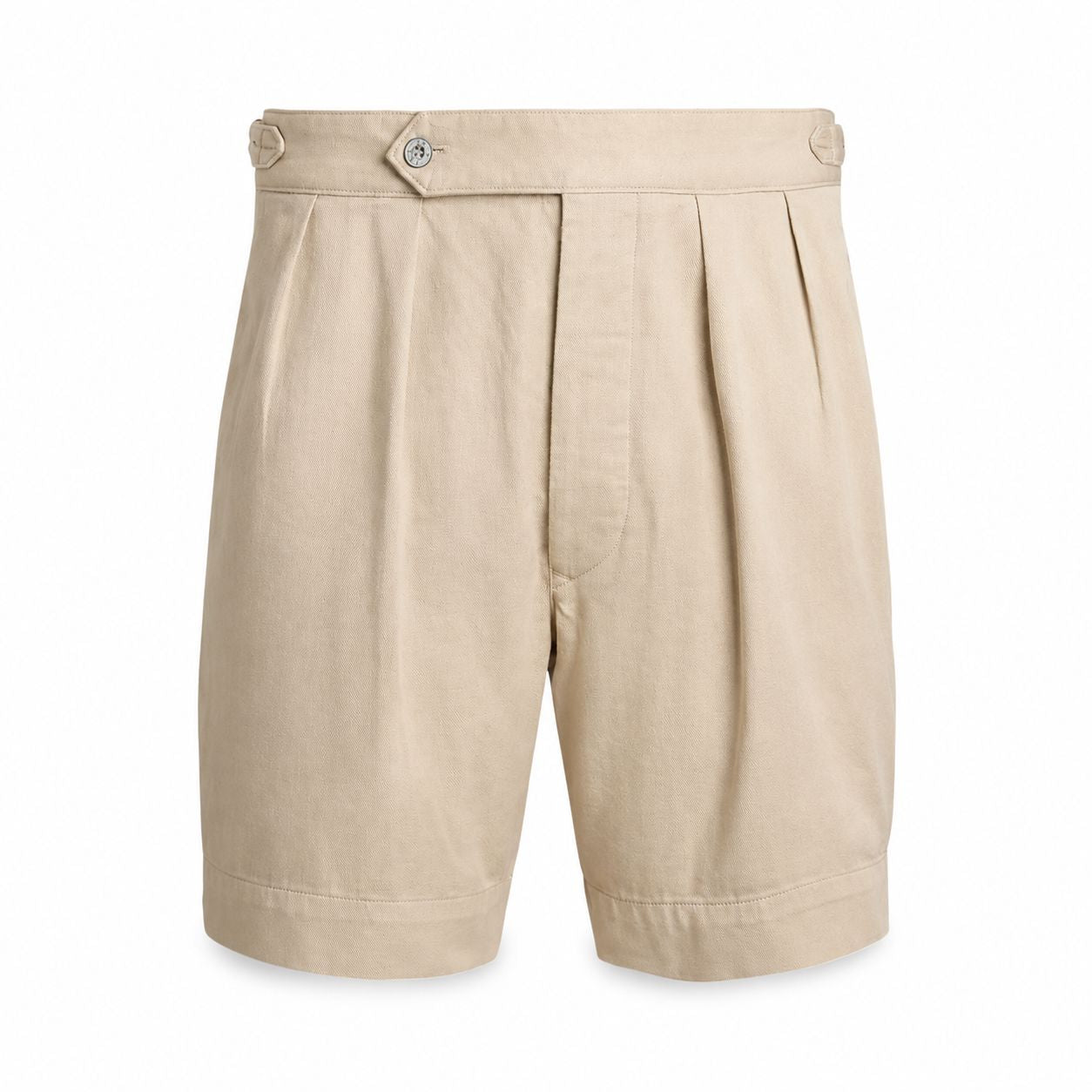 Relaxed Fit Stoffhose mit Falten