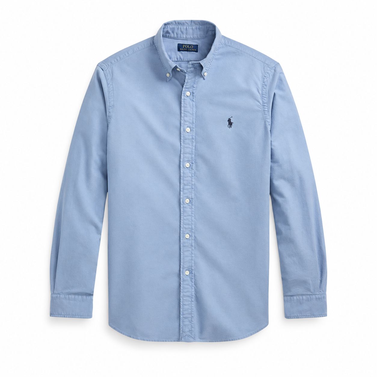 Slim Fit Hemd aus Baumwolle mit Garment-Dye