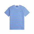 Gestreiftes Jersey-Rundhals-T-Shirt Herren