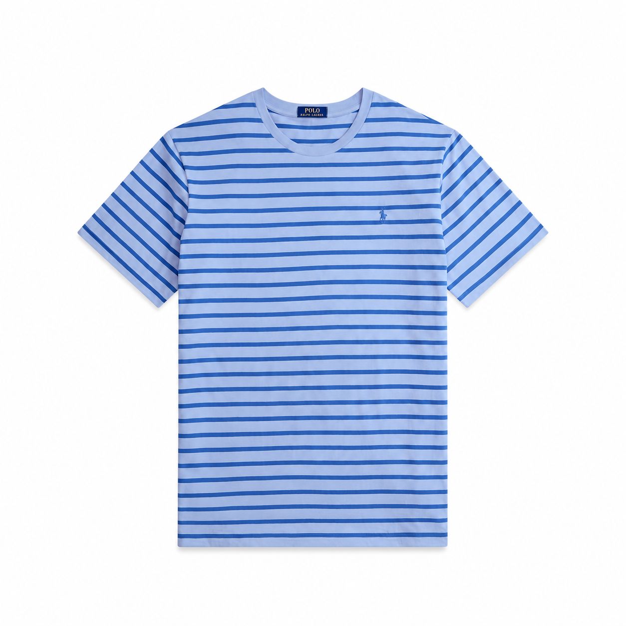 Gestreiftes Jersey-Rundhals-T-Shirt Herren
