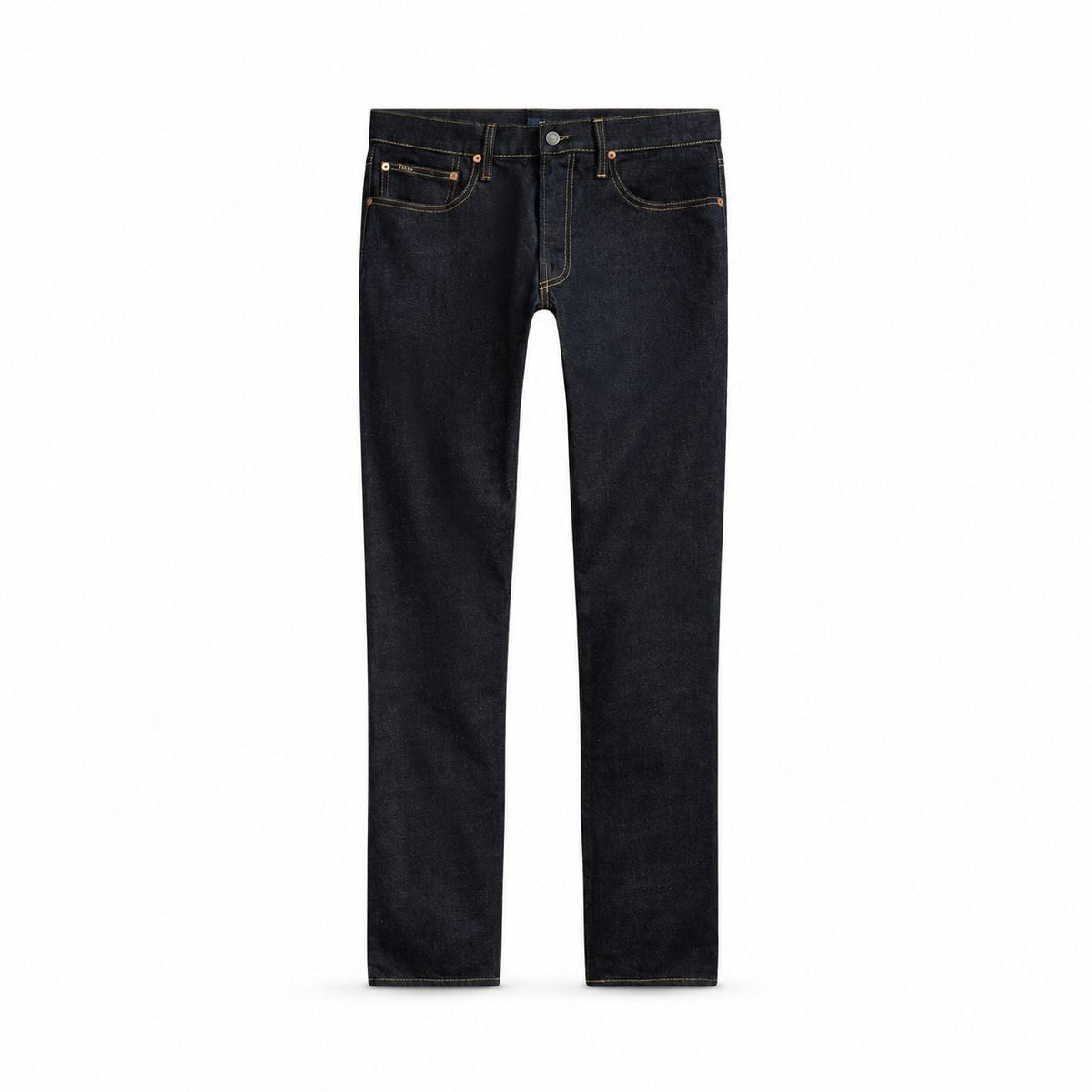 Stretch-Jeans mit Polo-Motiv