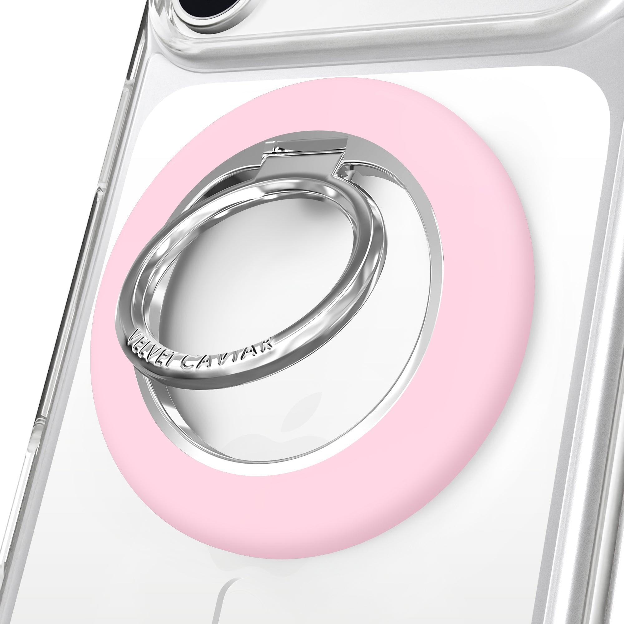 MagSafe Halterring mit Erdbeer-Milch Design