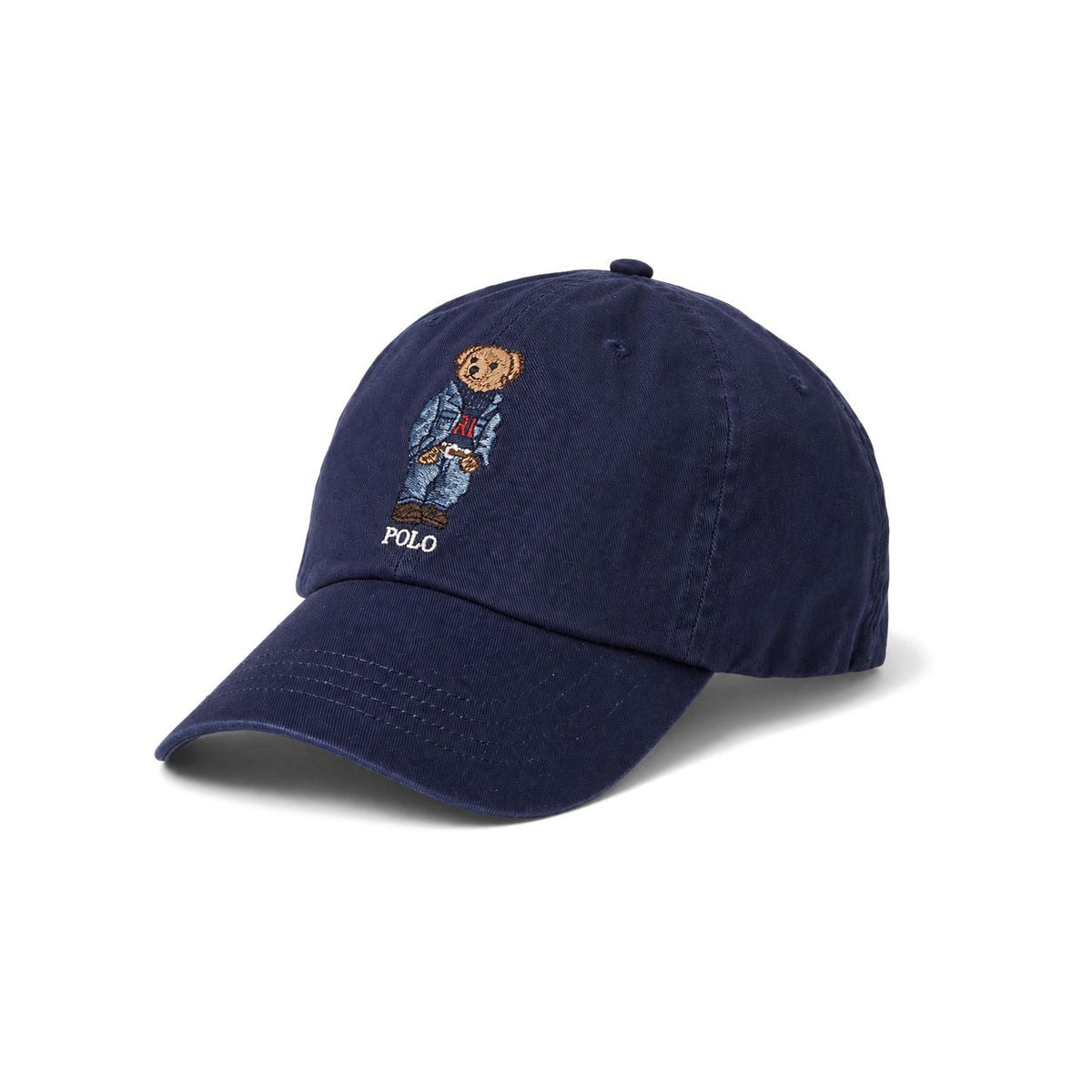 Twill-Baseball-Cap mit Polospiel-Motiv