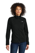 Softshell-Jacke mit Brustlogo für Damen