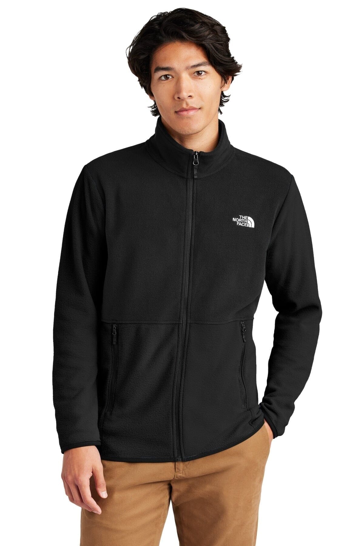 Fleecejacke mit Reißverschluss