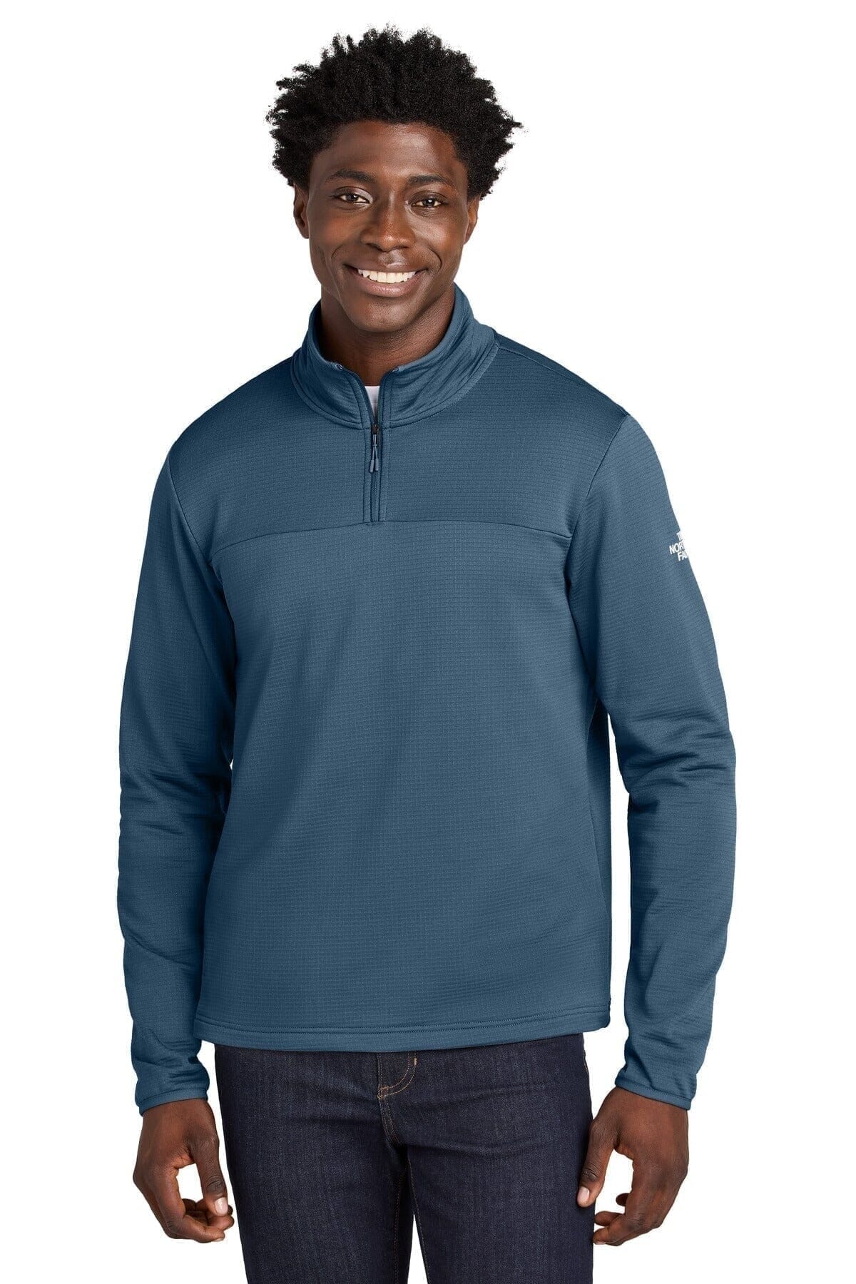 Fleecejacke mit 1/4-Reißverschluss
