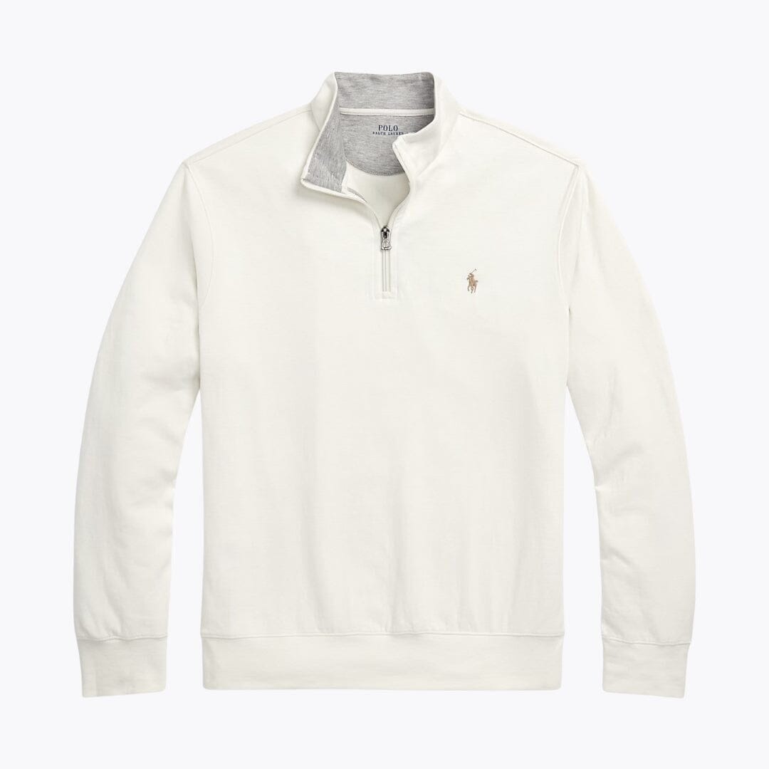 Pullover aus Jersey mit Viertel-Reißverschluss