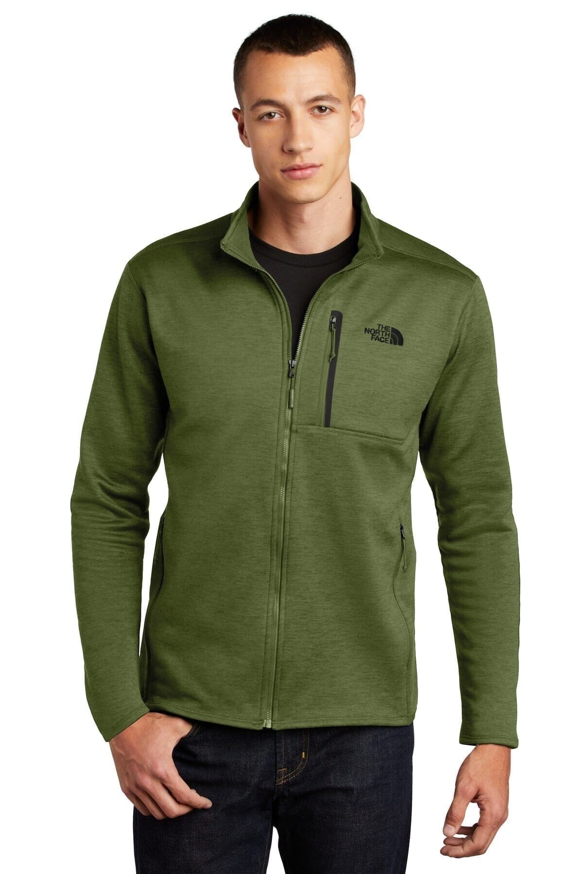 Fleecejacke mit Reißverschluss