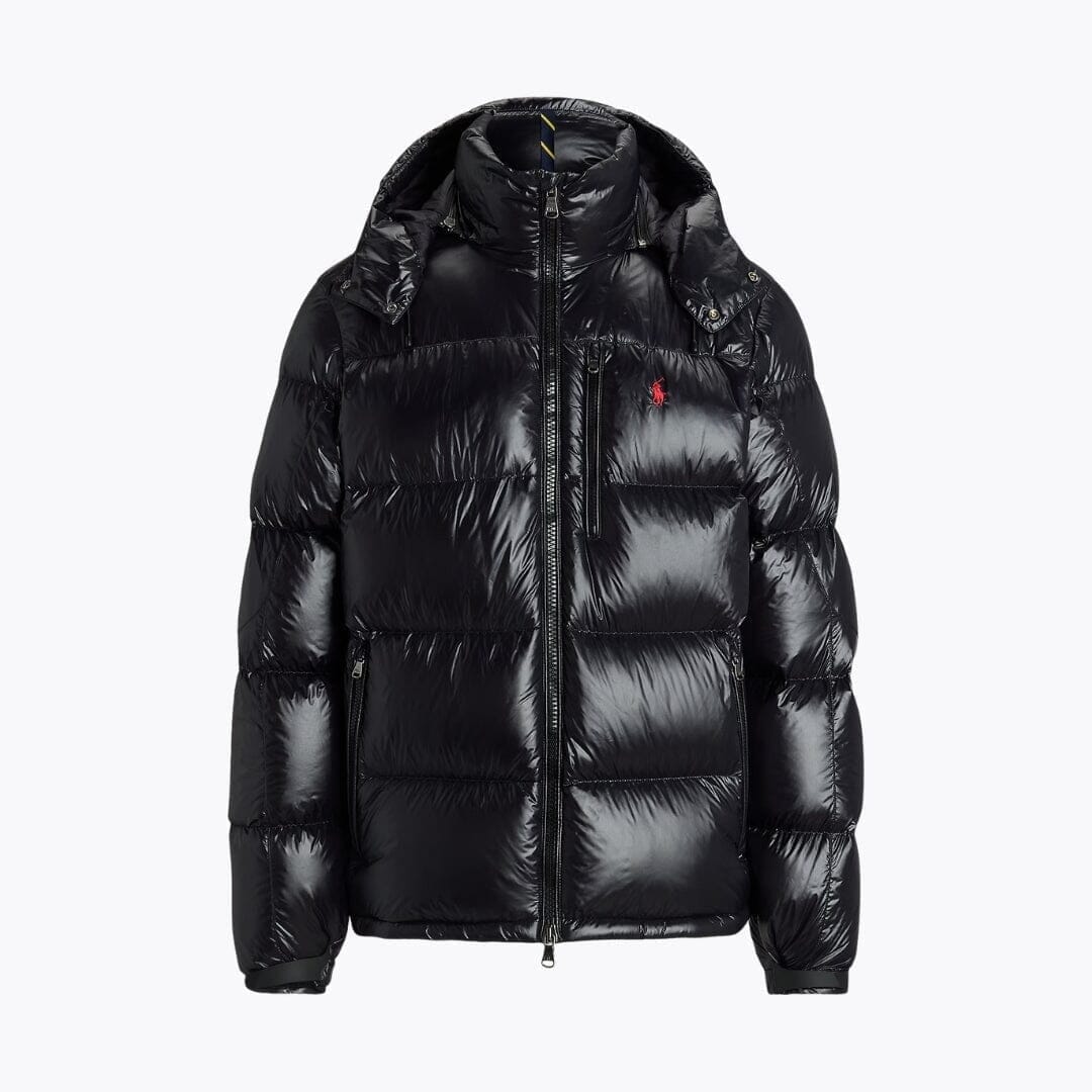 Glanzende Daunenjacke Herren