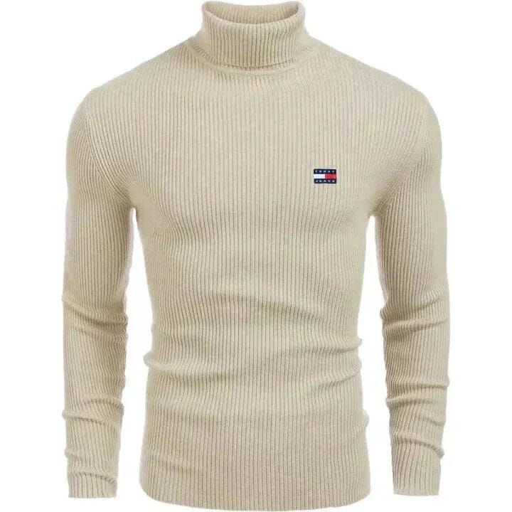 Rollkragenpullover aus Wolle