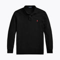Langarm-Mesh-Baumwoll-Poloshirt Herren