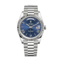 Herrenuhr Blaues Zifferblatt Day-Date