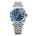 Herrenuhr mit blauem Zifferblatt