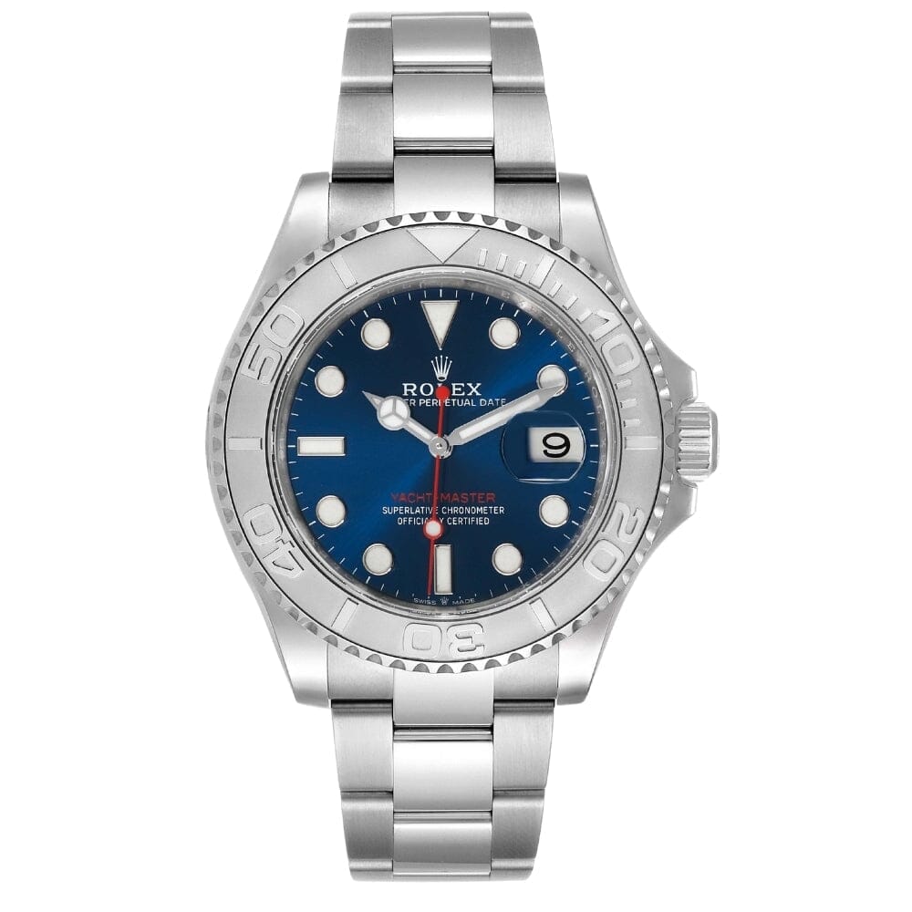 Herrenuhr mit blauem Zifferblatt