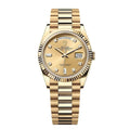 Goldene Day-Date mit Diamanten