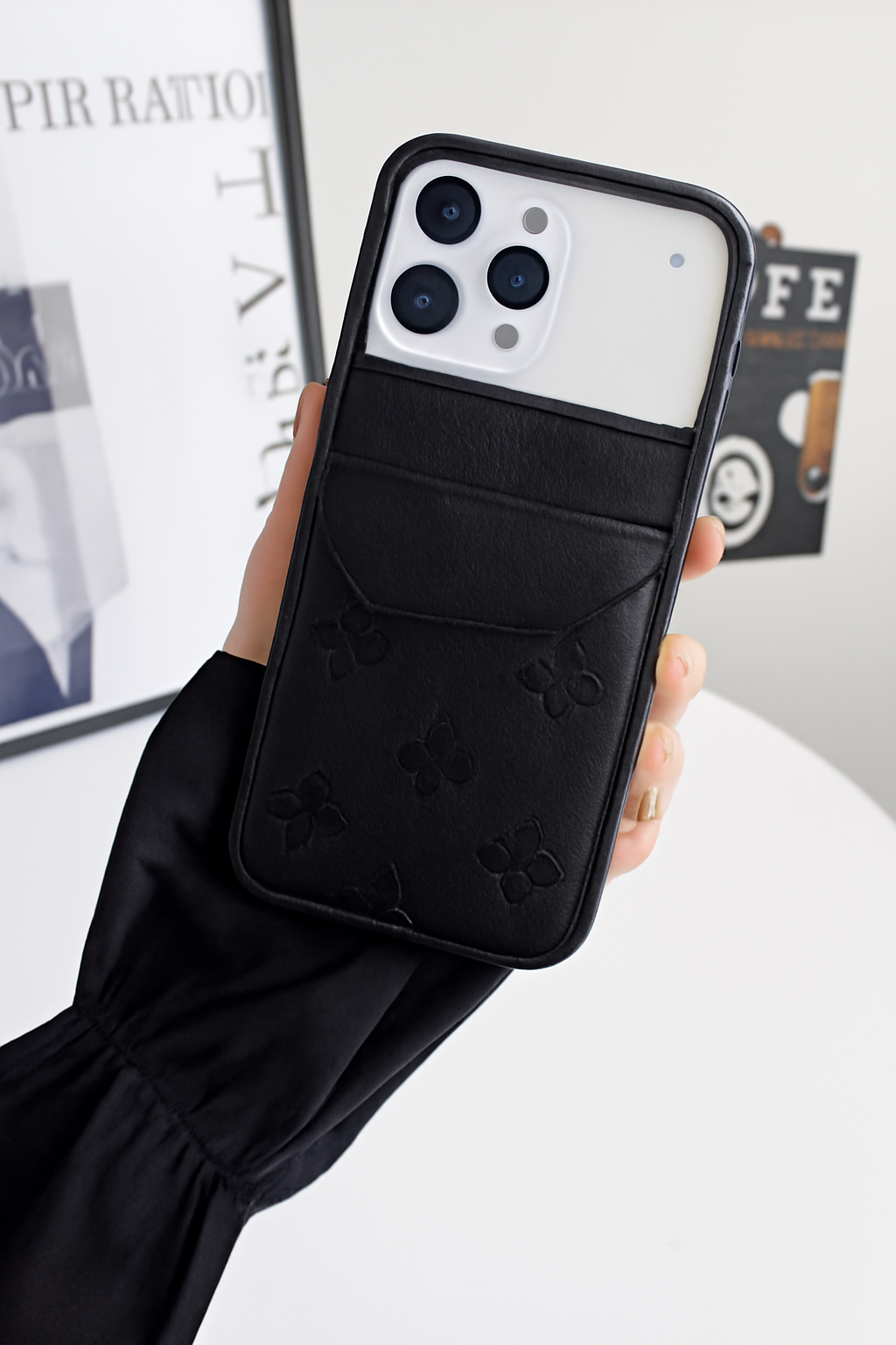 Folding Card Holder with Wallet for Smartphone Models 12-17