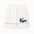 Tennis-Shorts aus bedrucktem Taffeta