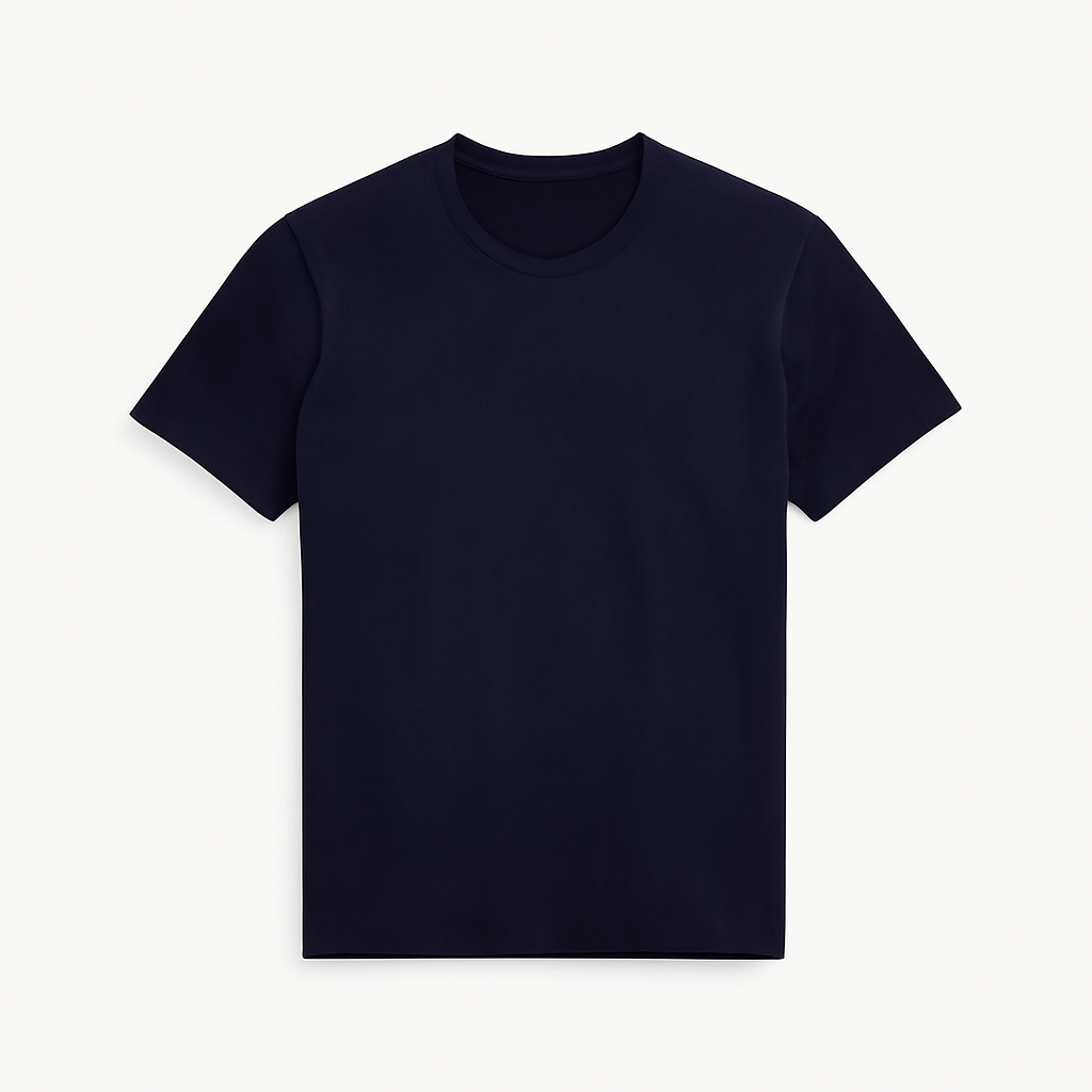 Slim-Fit Jersey-Rundhals-T-Shirt Herren