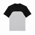 T-Shirt aus Baumwoll-Jersey mit Farbblock-Design