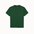 T-Shirt mit Brusttasche aus Baumwolle