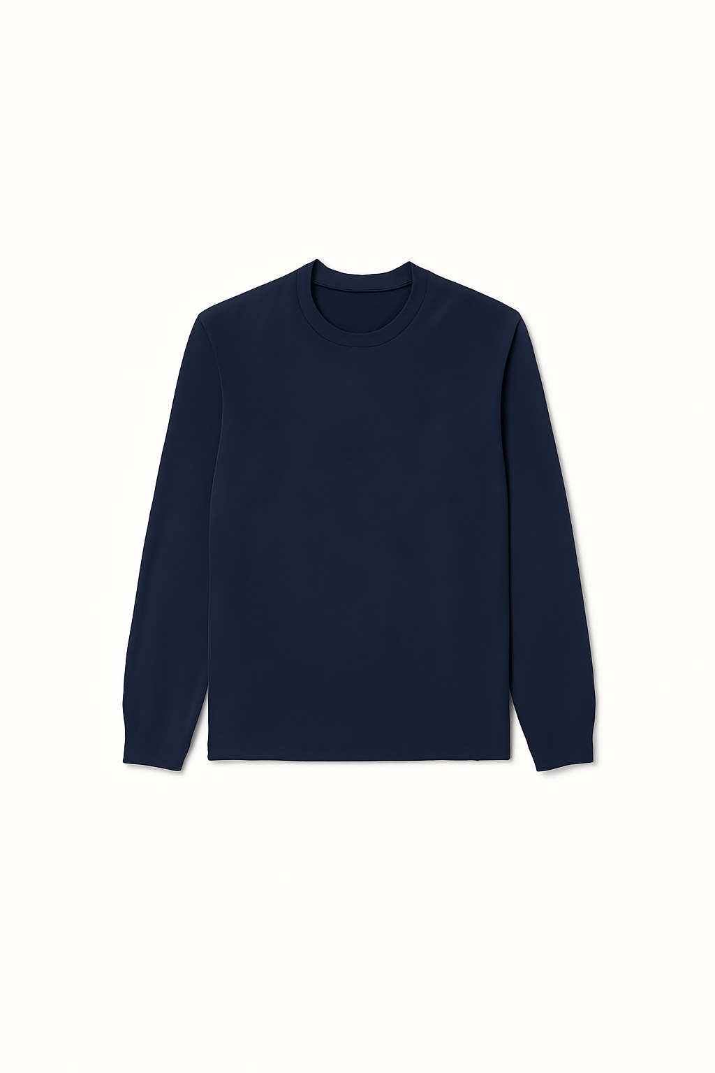Langarm Baumwoll-T-Shirt
