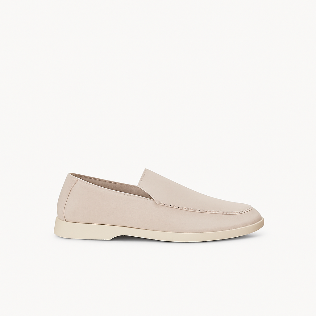 Sommer-Loafer Cremeweiß