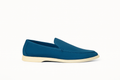 Sommer-Loafer Petrolblau