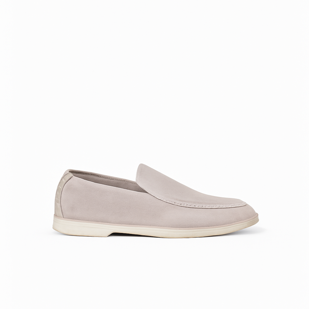 Sommer-Loafer Silbergrau
