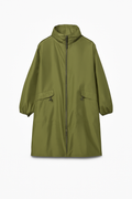 Langer, packbarer wasserabweisender Parka
