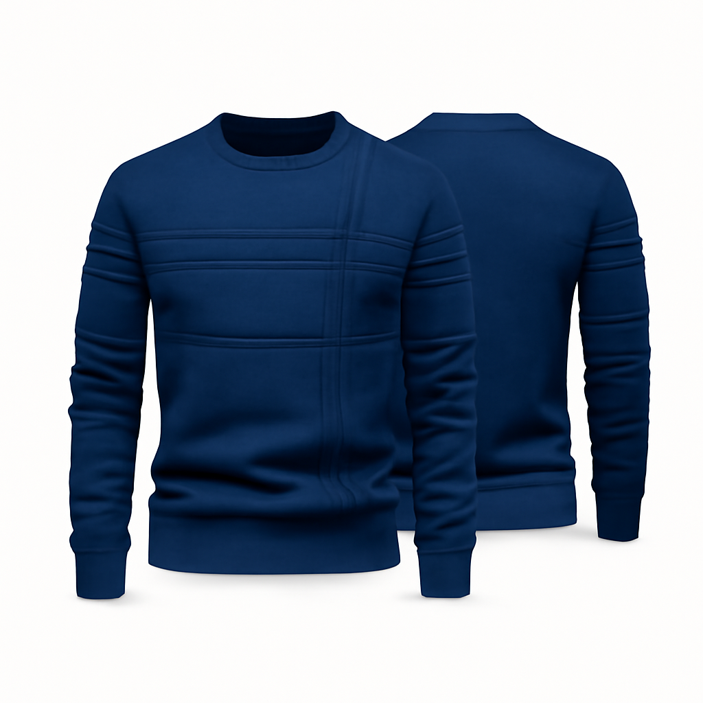 Rundhals-Strickpullover