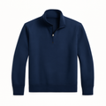 Doppelstrick Herren-Pullover mit Reißverschluss