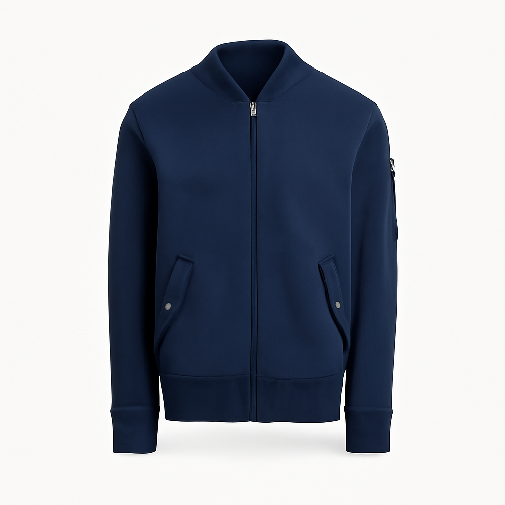 Doppelstrick-Bomberjacke Herren
