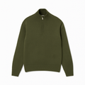 Pullover mit Reißverschluss und hohem Kragen