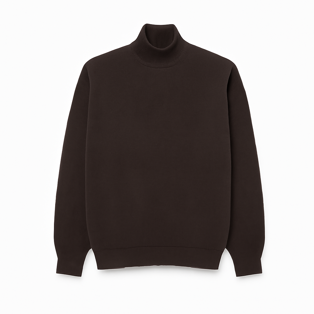 Wollrollkragenpullover aus Merinowolle