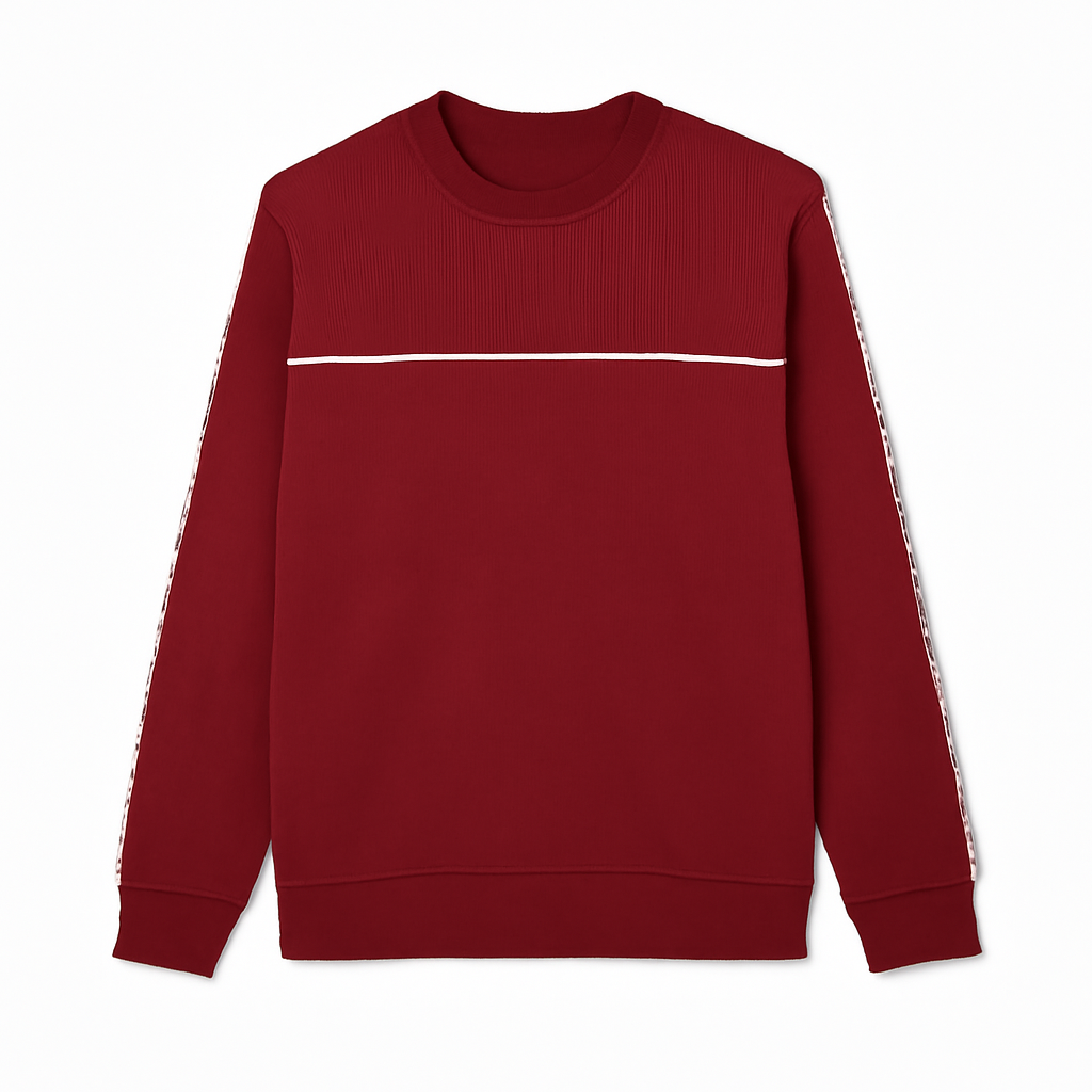 Fleece-Sweatshirt mit Logo