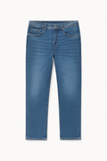 Enge Passform Indigo-Jeans