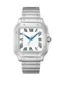 Silver Men's Watch with Classic Design