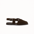 Black Leather Sandals