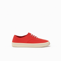 Bright Red Canvas Sneakers