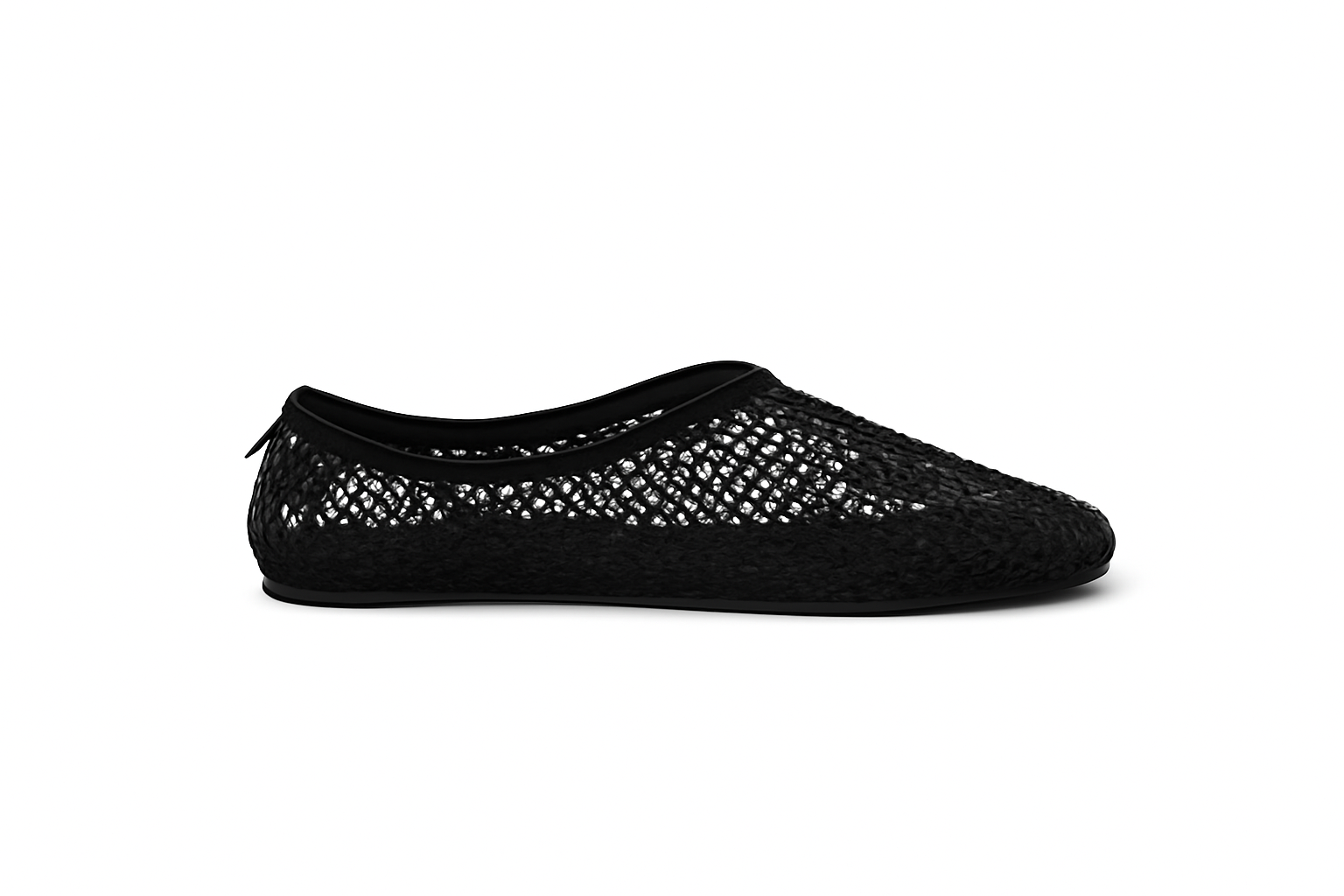 leichte Damen-Slipper in Schwarz