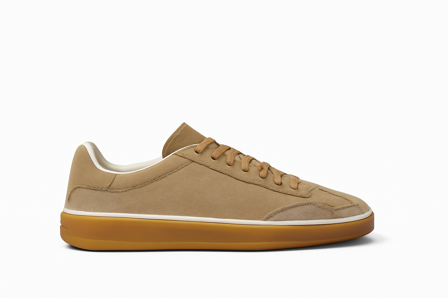 Powder White Canvas Sneakers